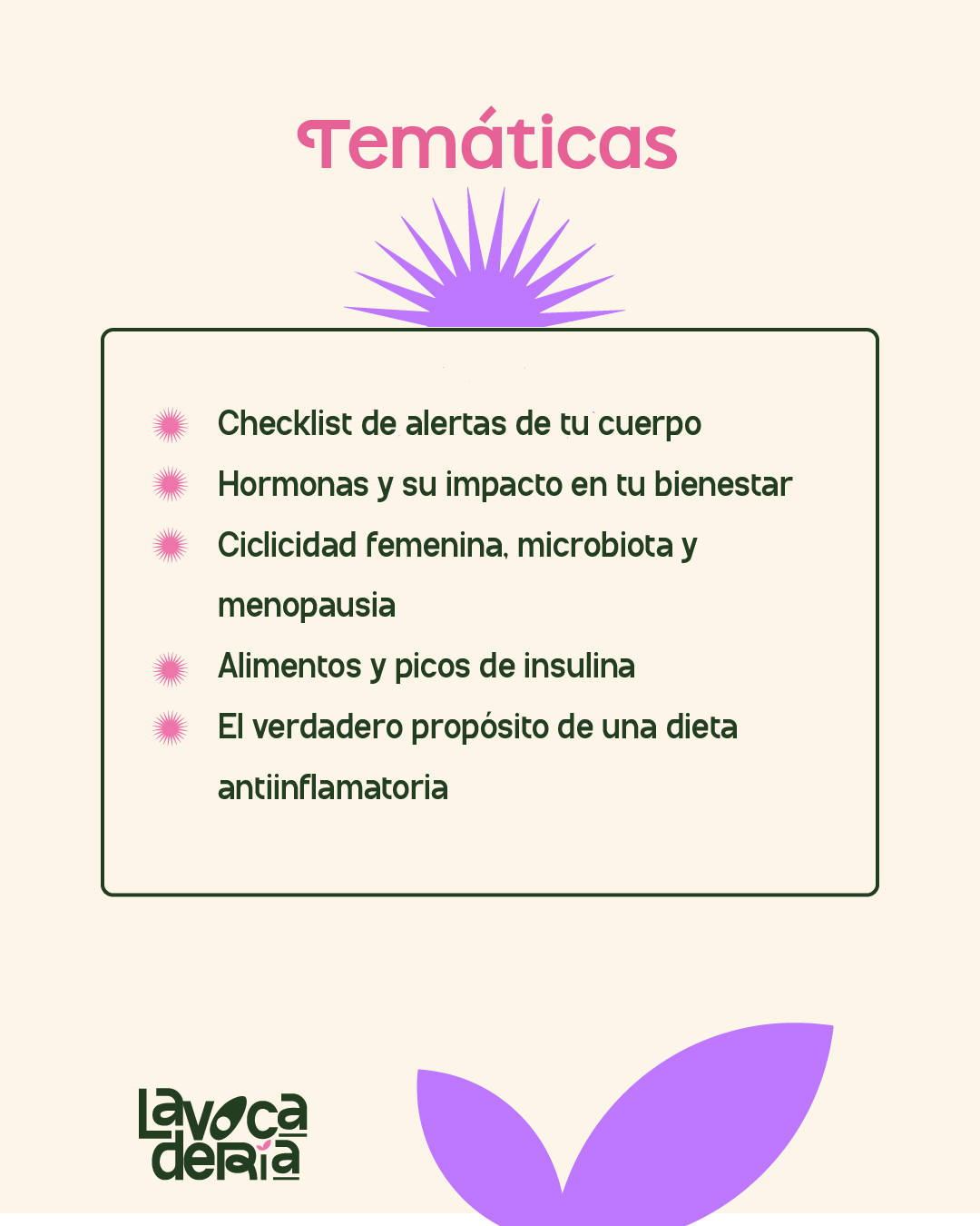 Conversatorio + cena Tu cuerpo habla, ¿lo estás escuchando?